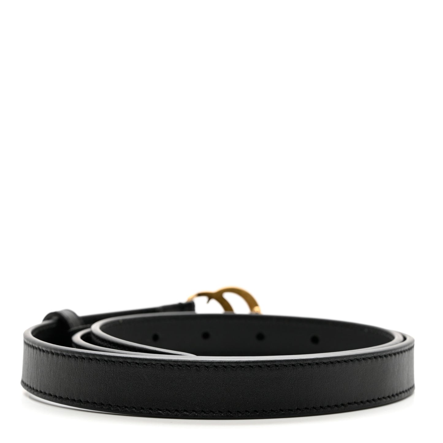 Calfskin Double G 20mm Belt 85 34 Black