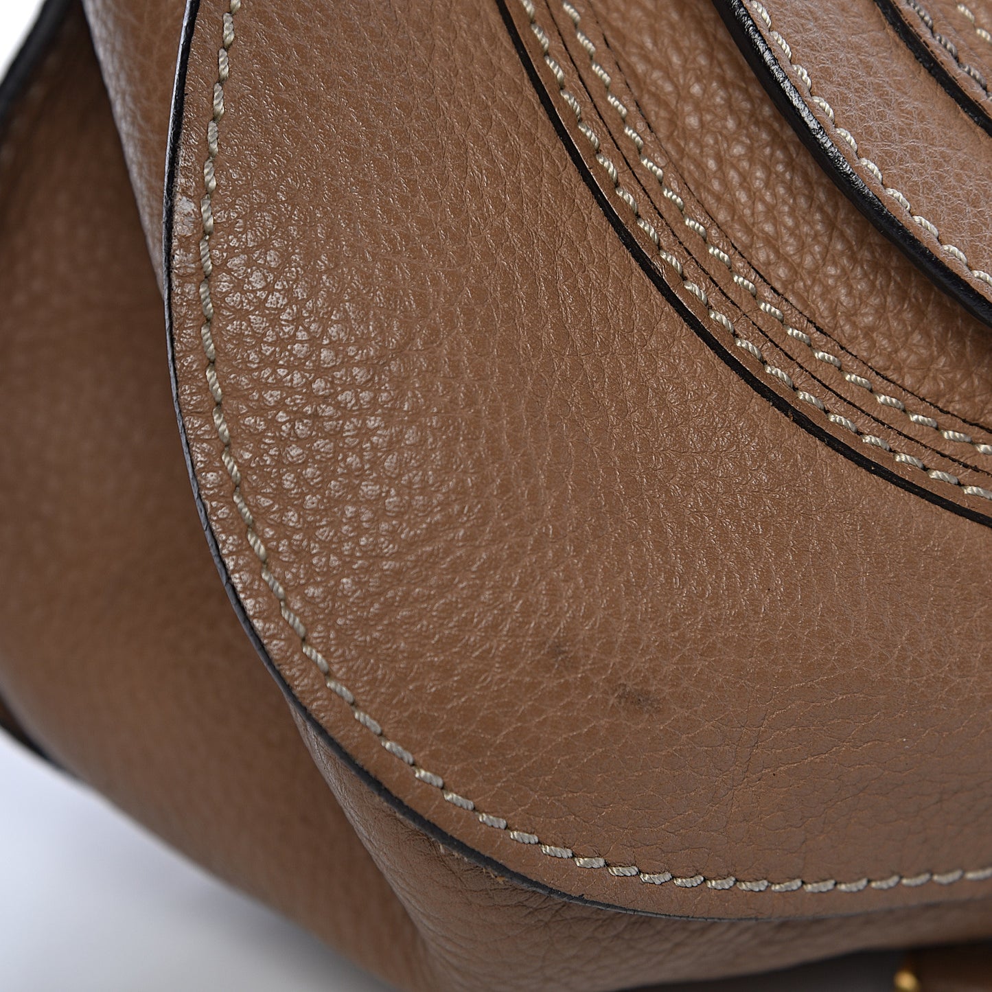 Calfskin Small Marcie Satchel Nut