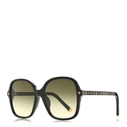 Louis Vuitton Acetate My Monogram Light Square Sunglasses Z1861E Black 1 of 7