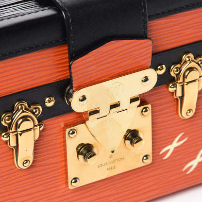 Louis Vuitton Epi Petite Malle Piment 10 of 13