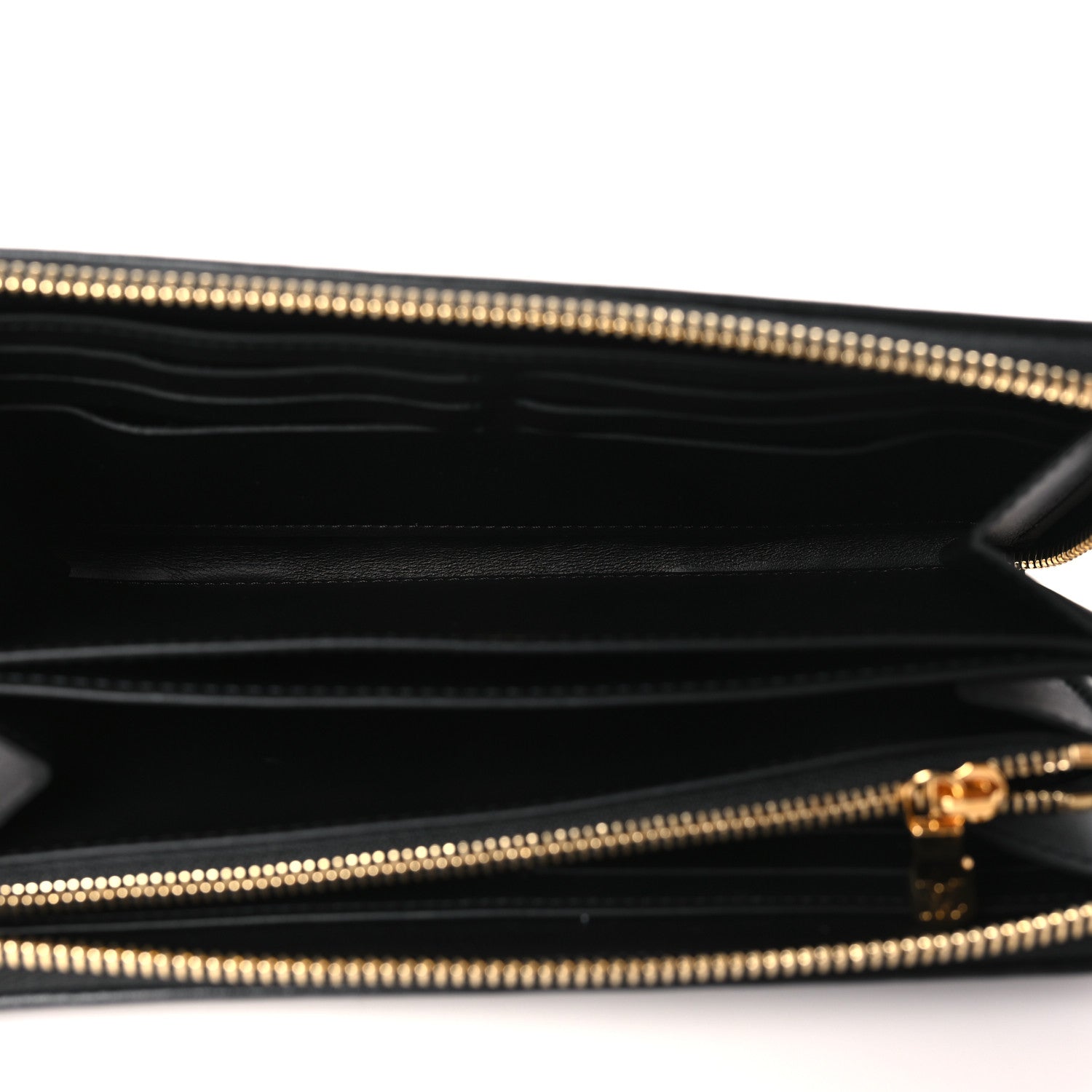 Louis Vuitton Lambskin Embossed Monogram Coussin Zippy Wallet Black 5 of 6
