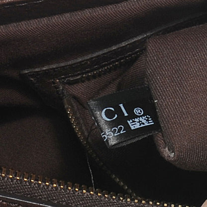 Gucci Monogram Interlocking G Tote Dark Brown 5 of 9