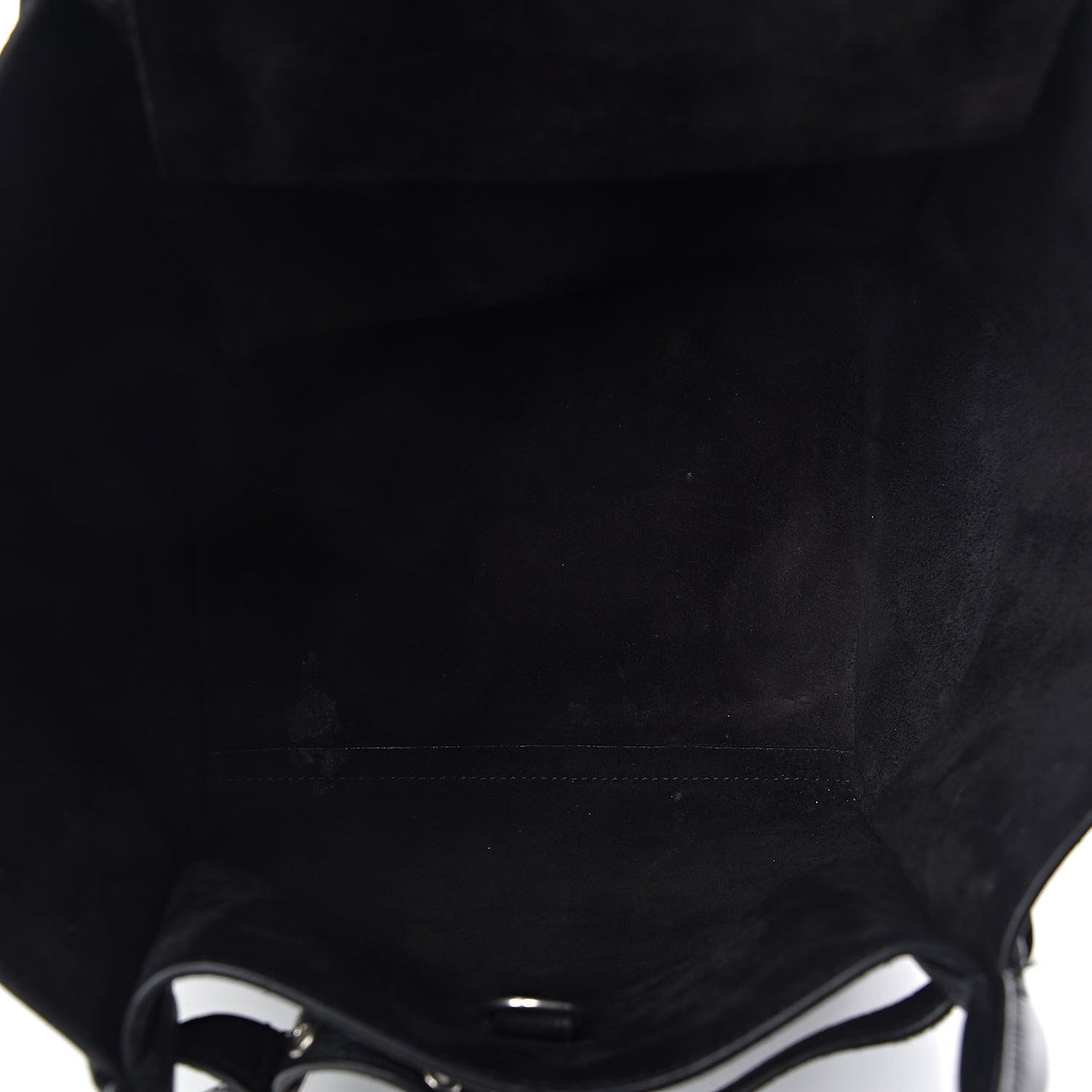 Supple Grained Calfskin Small Big Bag Black