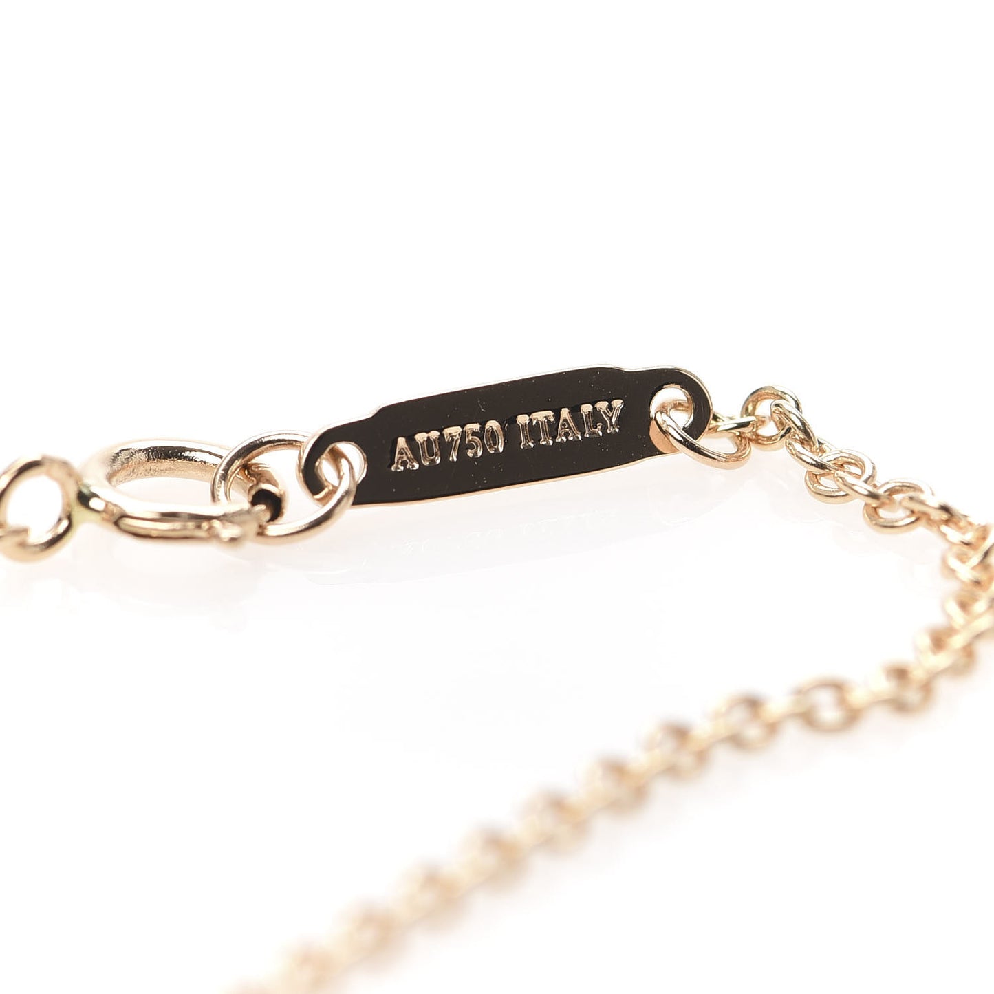 18K Rose Gold Diamond Save the Wild Elephant Bracelet