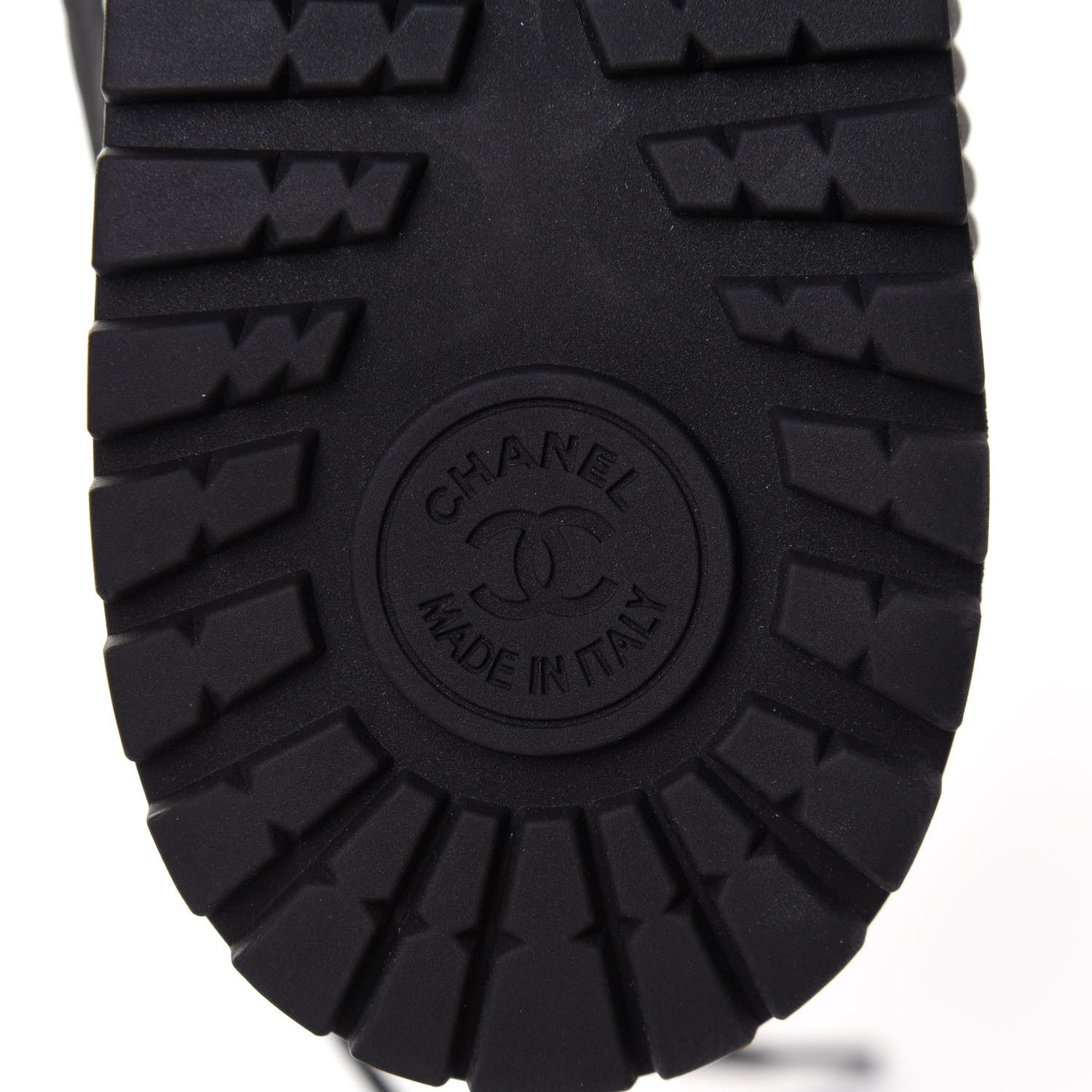 Chanel Fabric Suede Kidskin Grosgrain Lace Up Cap Toe Sneakers 42 Black White 9 of 11