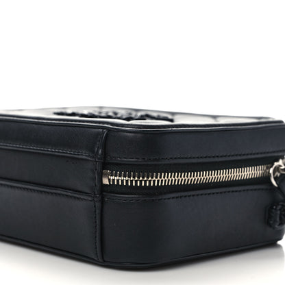 Chanel Lambskin Quilted Small CC Filigree Vanity Case Black 9 of 9