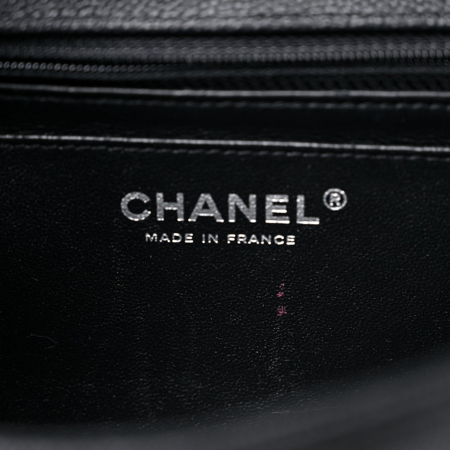 Caviar Quilted Mini Rectangular Flap Black