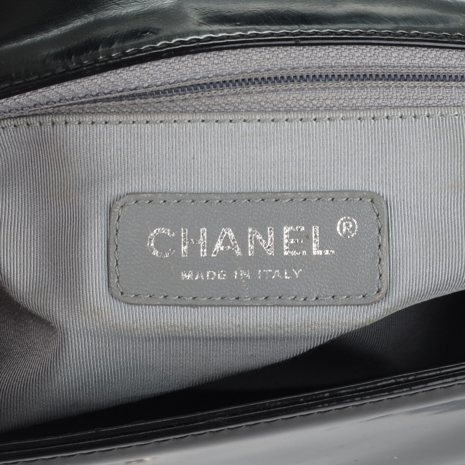 Chanel Glazed Calfskin Large Boy Flap Black 6 of 7