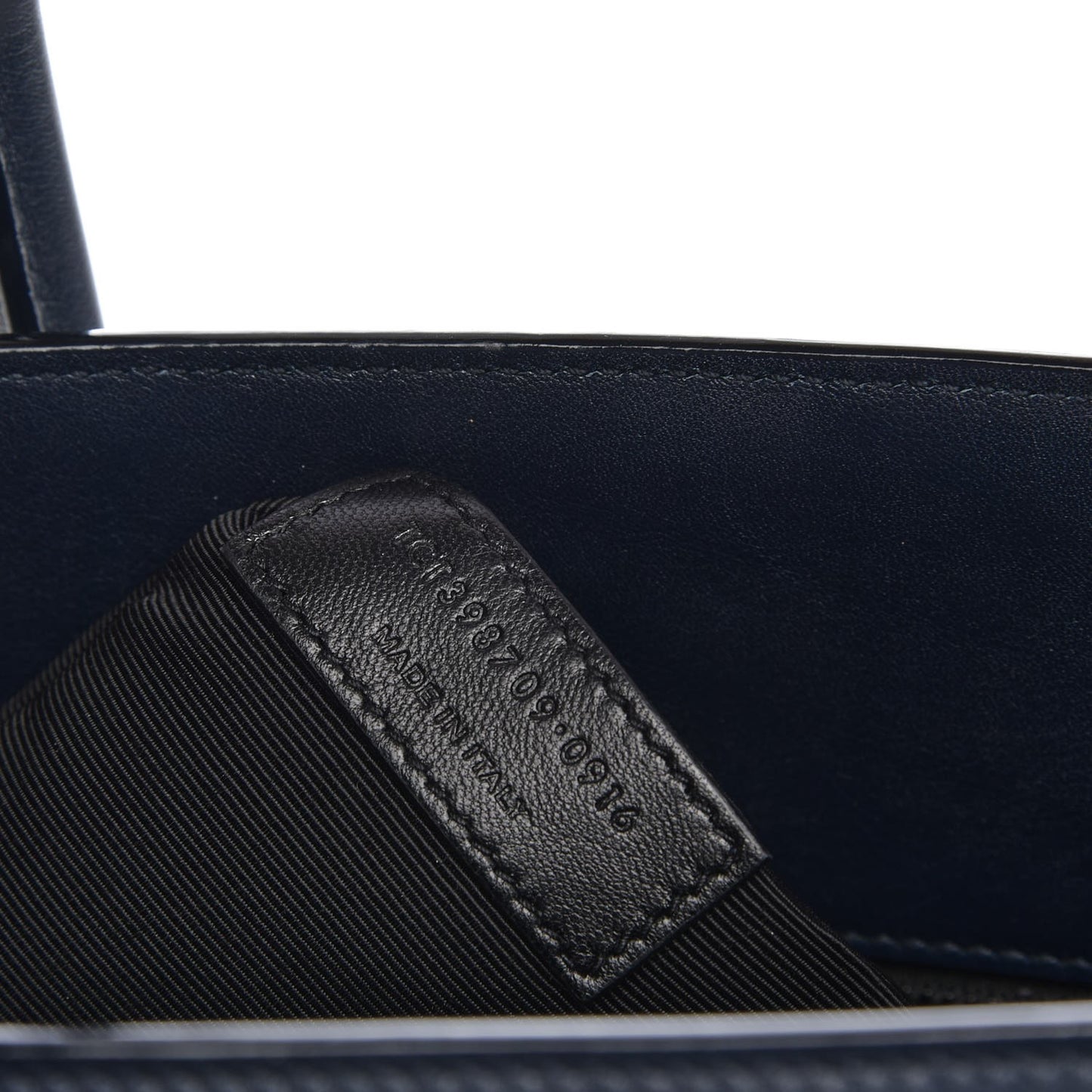 Calfskin Small Sac De Jour Navy