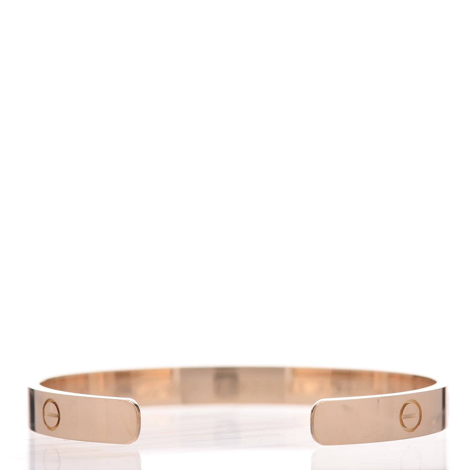Cartier 18K Yellow Gold LOVE Cuff Bracelet 17 3 of 5
