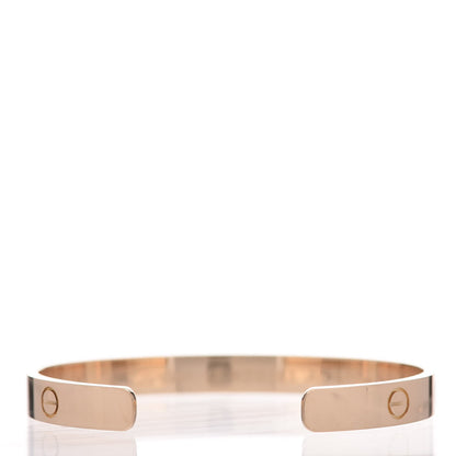 Cartier 18K Yellow Gold LOVE Cuff Bracelet 17 3 of 5