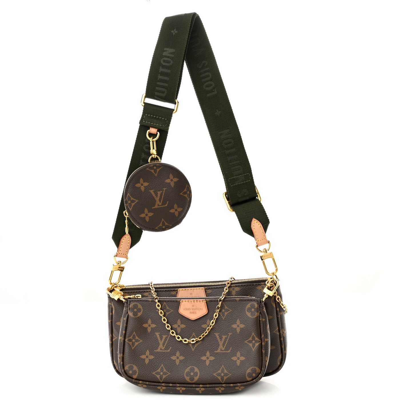 Monogram Multi Pochette Accessories Kaki