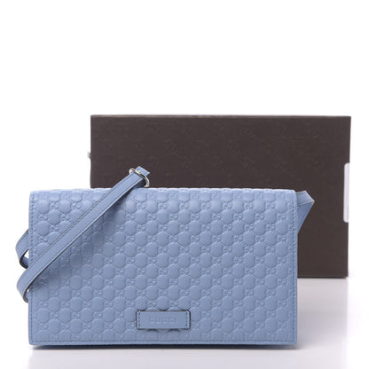 Gucci Microguccissima Crossbody Wallet Mineral Blue 10 of 10