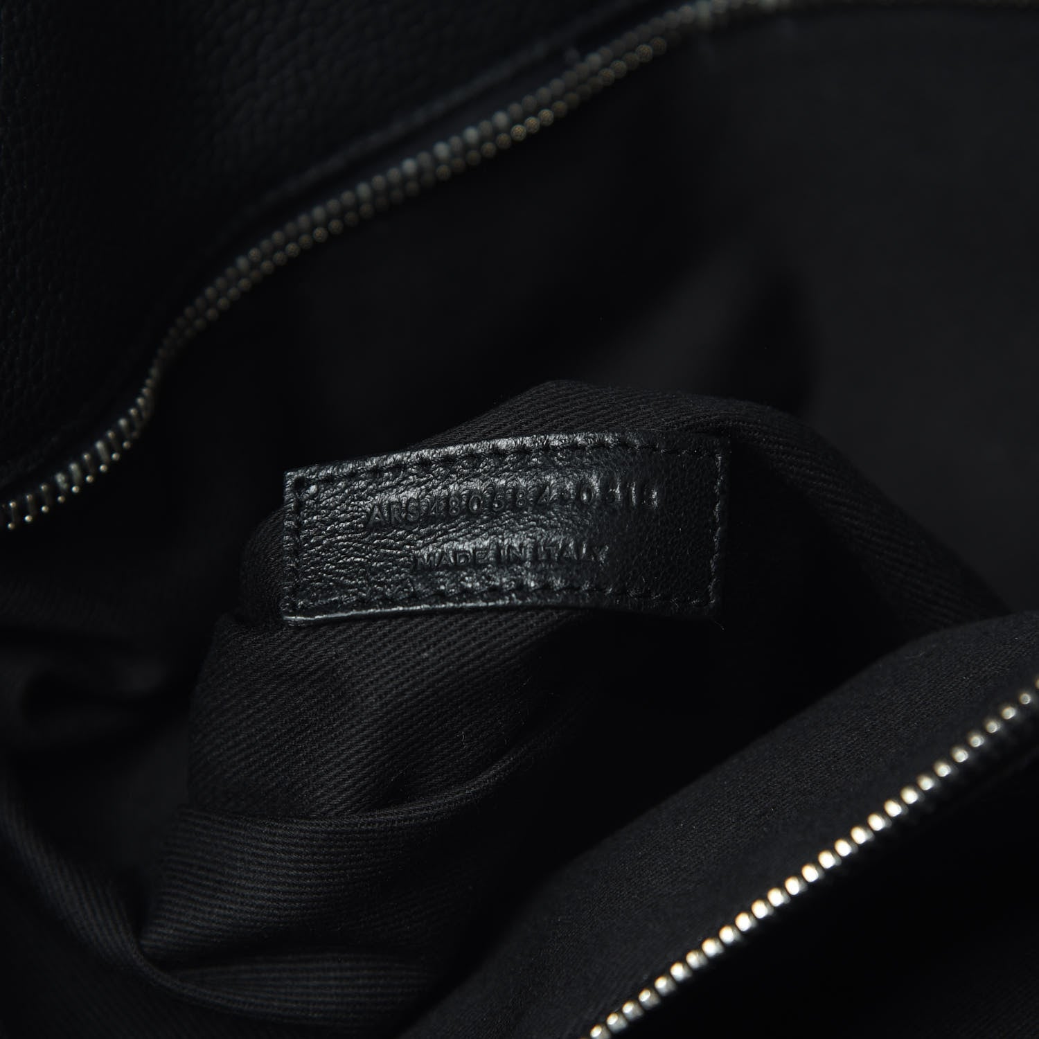 Saint Laurent Grained Calfskin 48H Sac De Jour Duffle Black 7 of 10