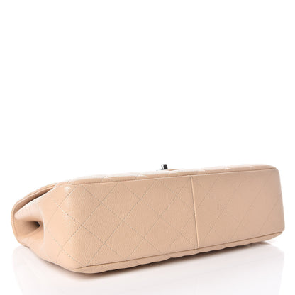 Chanel Caviar Quilted Jumbo Single Flap Beige Clair 5 of 14