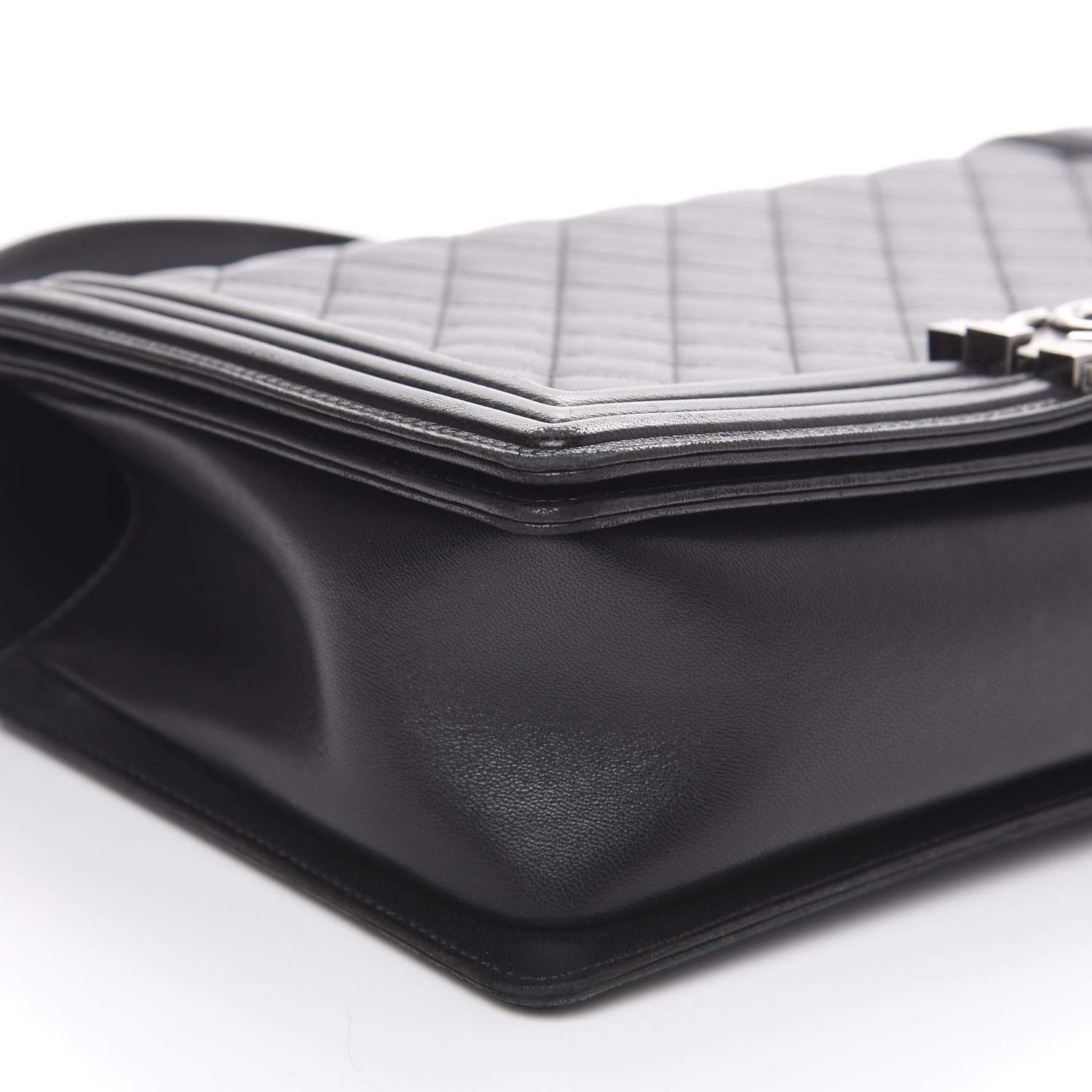 Chanel Lambskin Quilted New Medium Boy Flap Black 9 of 14