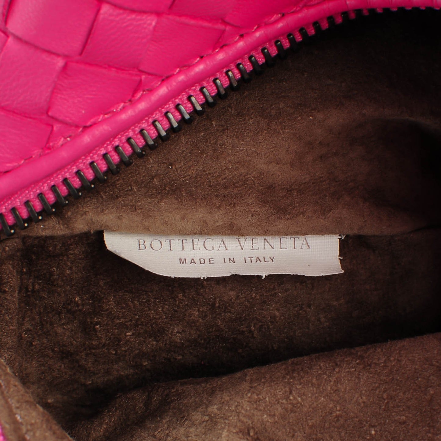 Nappa Intrecciato Cosmetic Case Pink