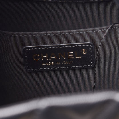 Chanel Caviar Quilted Large Rolled Up Bucket Drawstring Bag Black 9 of 13