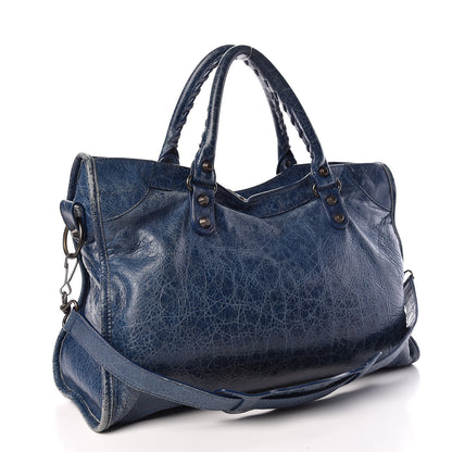 Balenciaga Agneau Classic Hardware City Bleu Mineral 3 of 16