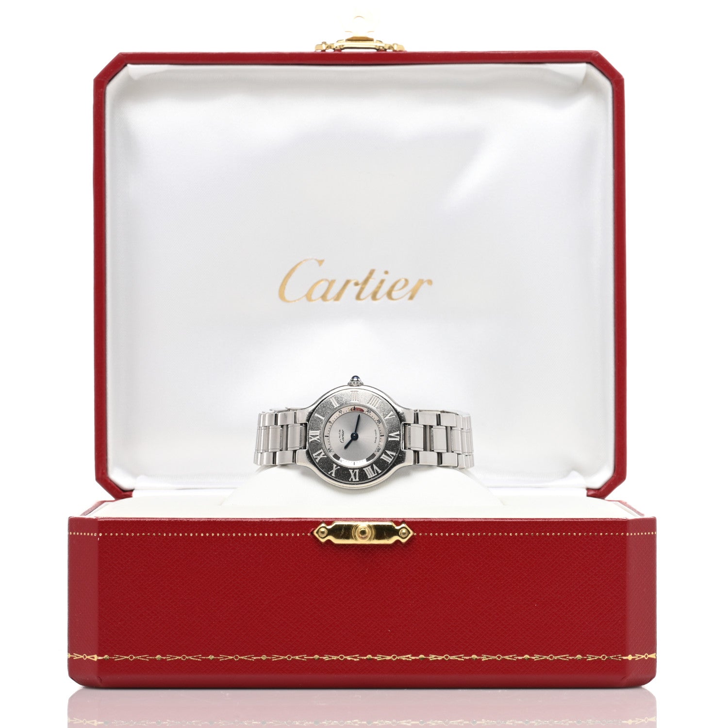 Cartier Stainless Steel 28mm Must De 21 Quartz Watch 5 of 5