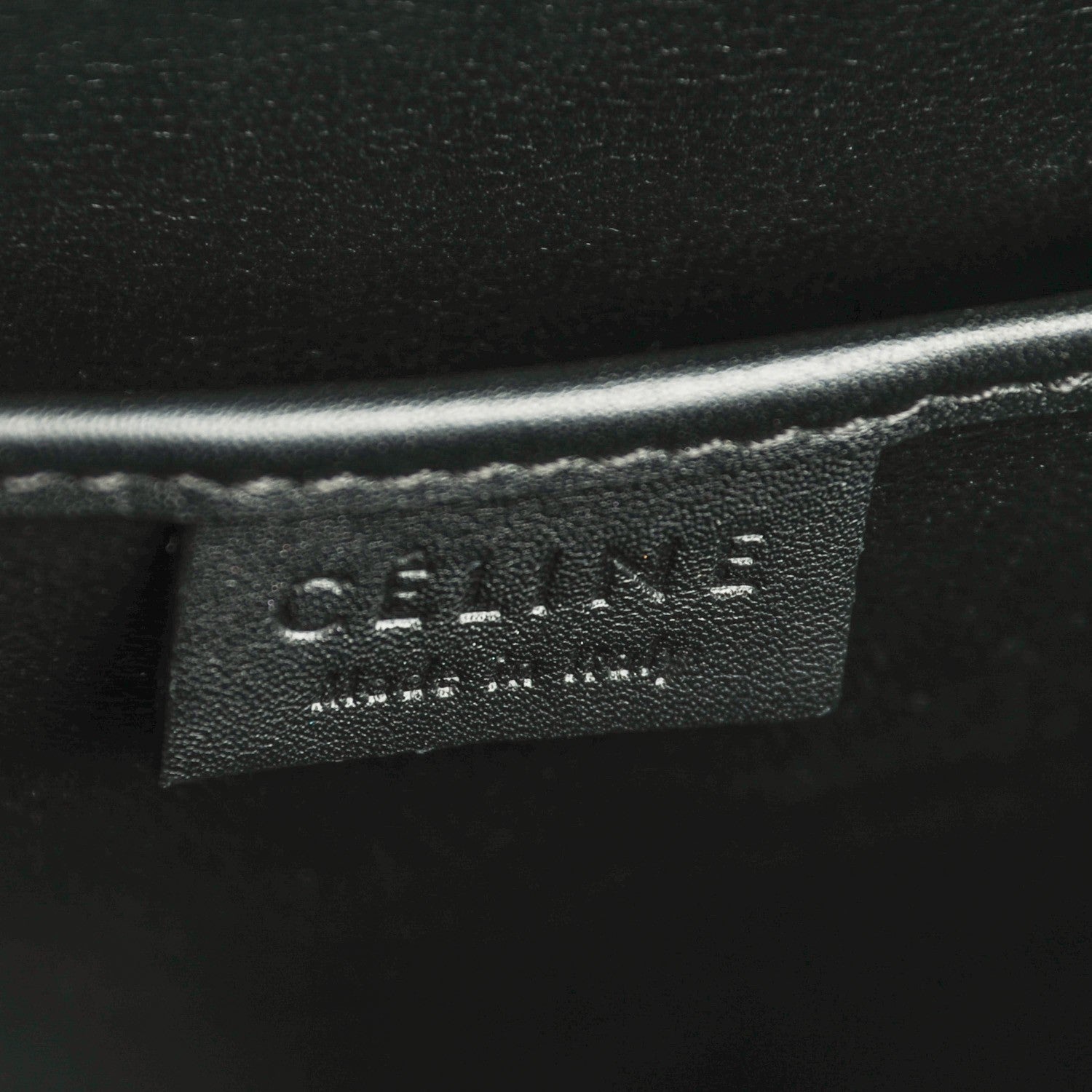 Celine Smooth Calfskin Nano Luggage Black 7 of 8