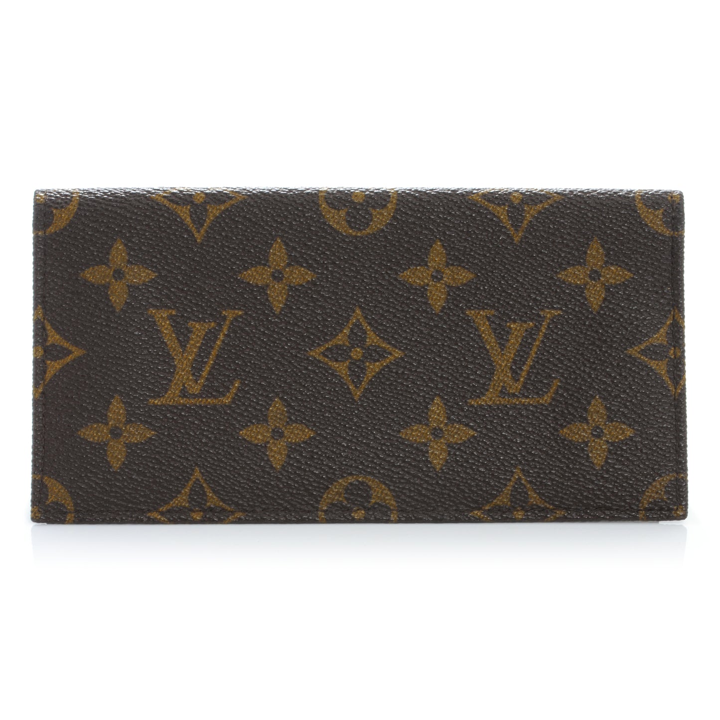 Monogram Checkbook Holder Wallet