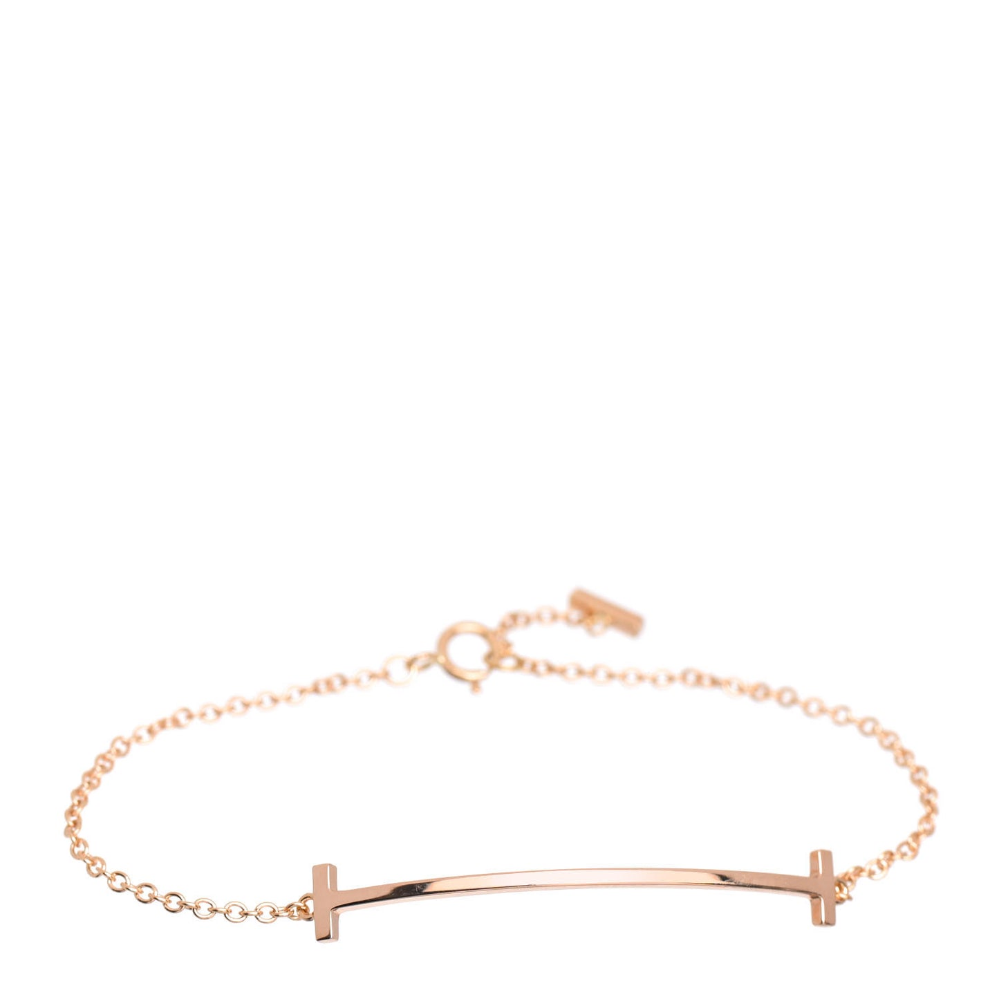 18K Rose Gold T Smile Bracelet
