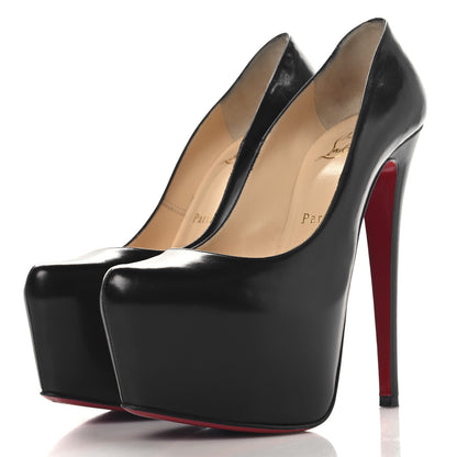 Christian Louboutin Kid Daffodile 160 Pumps 37.5 Black 4 of 9