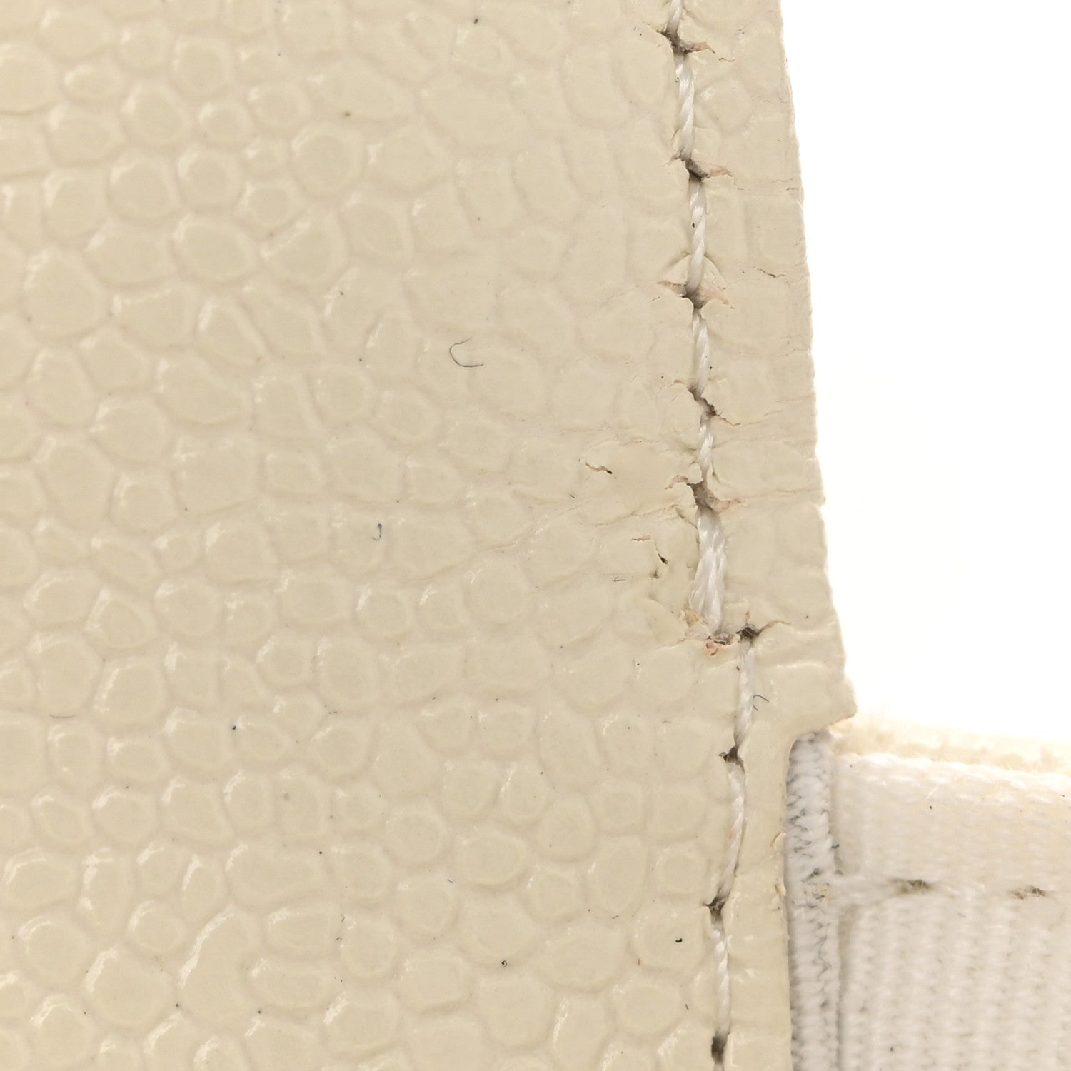 Chanel Shiny Caviar Quilted Chain Melody Belt Bag White 14 of 15
