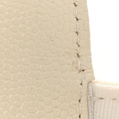 Chanel Shiny Caviar Quilted Chain Melody Belt Bag White 14 of 15