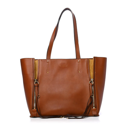 Chloe Smooth Calfskin Medium Milo Shopping Tote Caramel 1 of 8