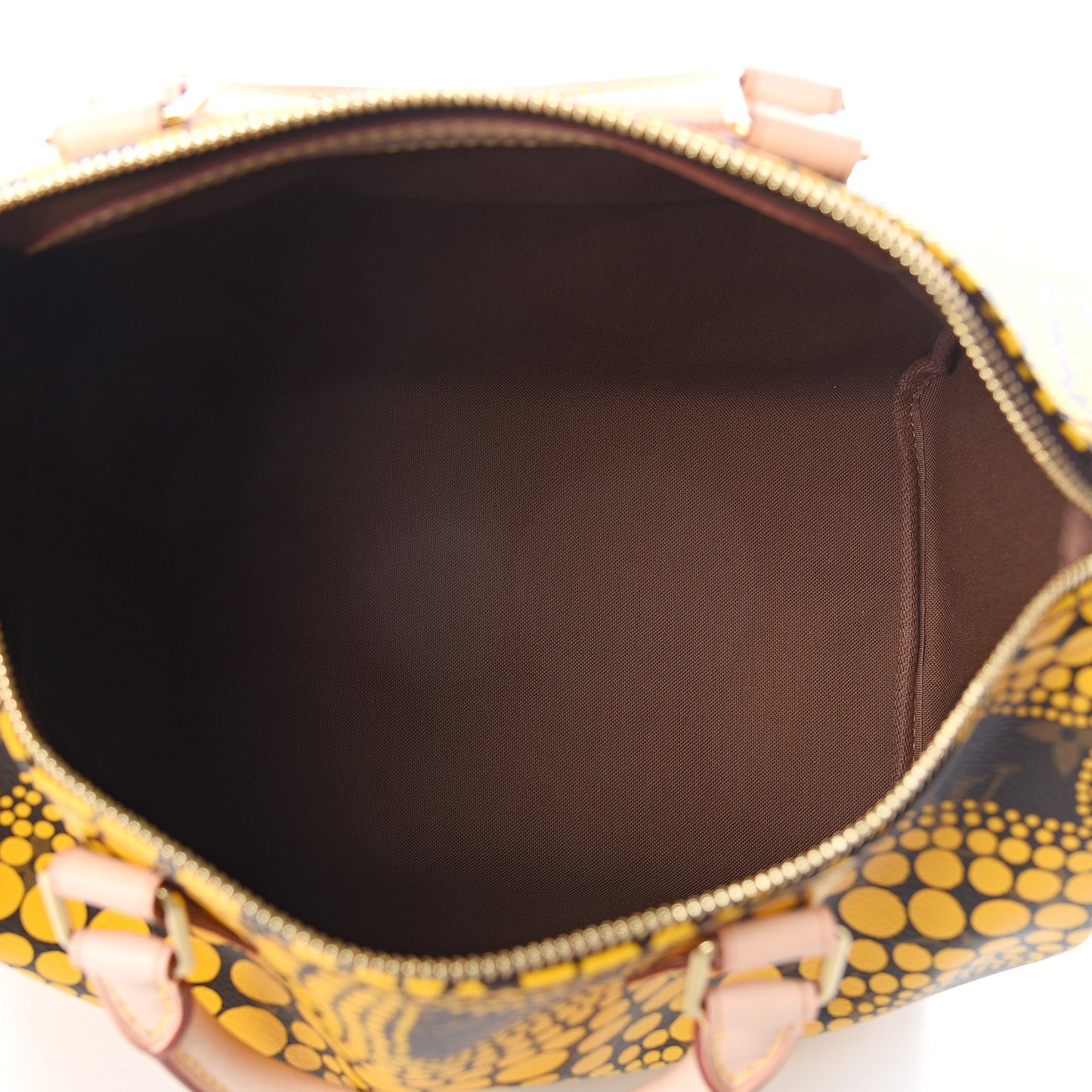 Monogram Kusama Town Speedy 30 Yellow