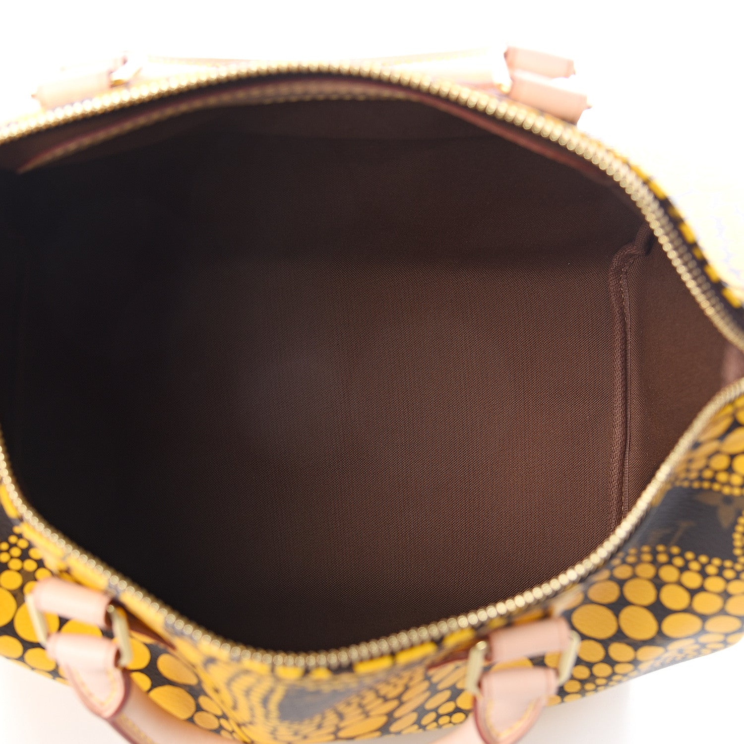 Louis Vuitton Monogram Kusama Town Speedy 30 Yellow 4 of 8