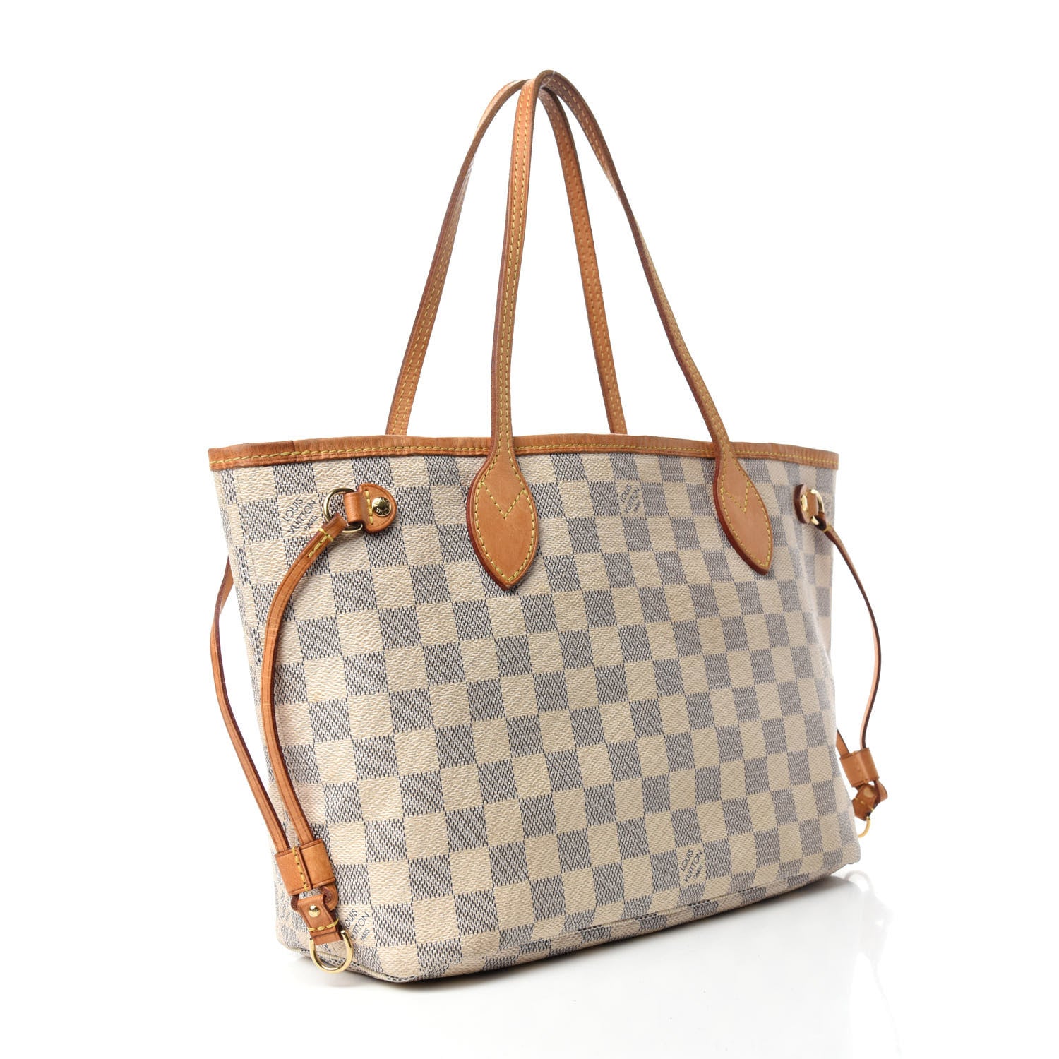 Louis Vuitton Damier Azur Neverfull PM 3 of 14