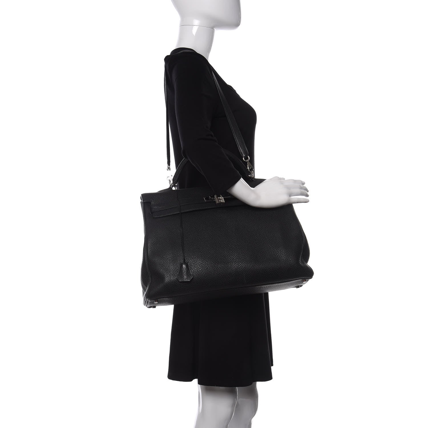 Hermes Togo Kelly Retourne 40 Black 2 of 10