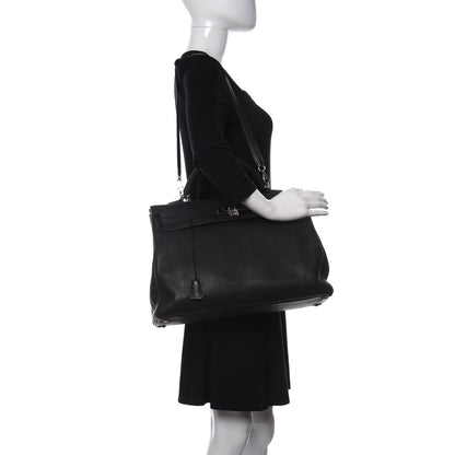 Hermes Togo Kelly Retourne 40 Black 2 of 10