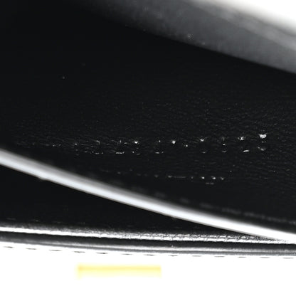 Saint Laurent Box Calfskin Mini Voltaire Top Handle Bag Black 7 of 11