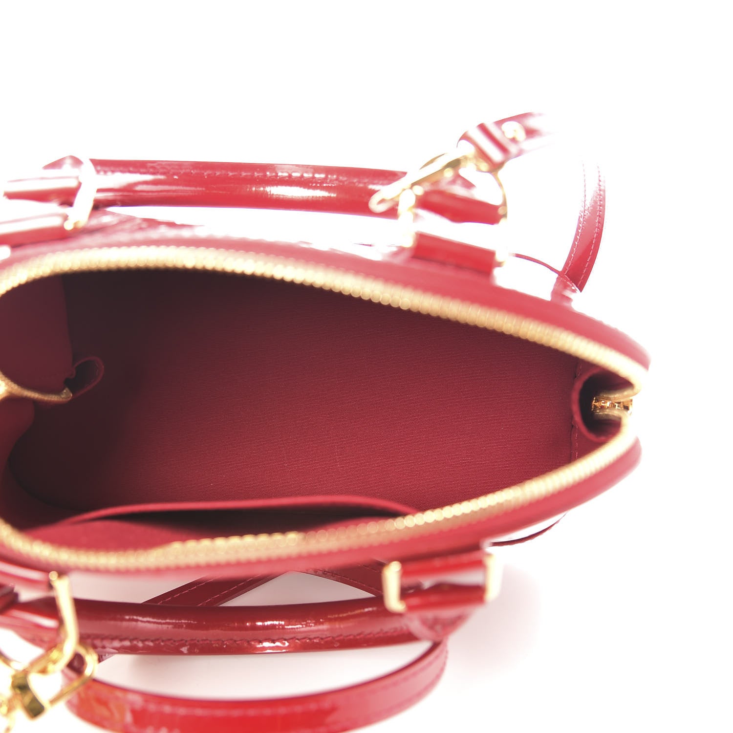 Louis Vuitton Vernis Alma BB Pomme D'Amour 6 of 10