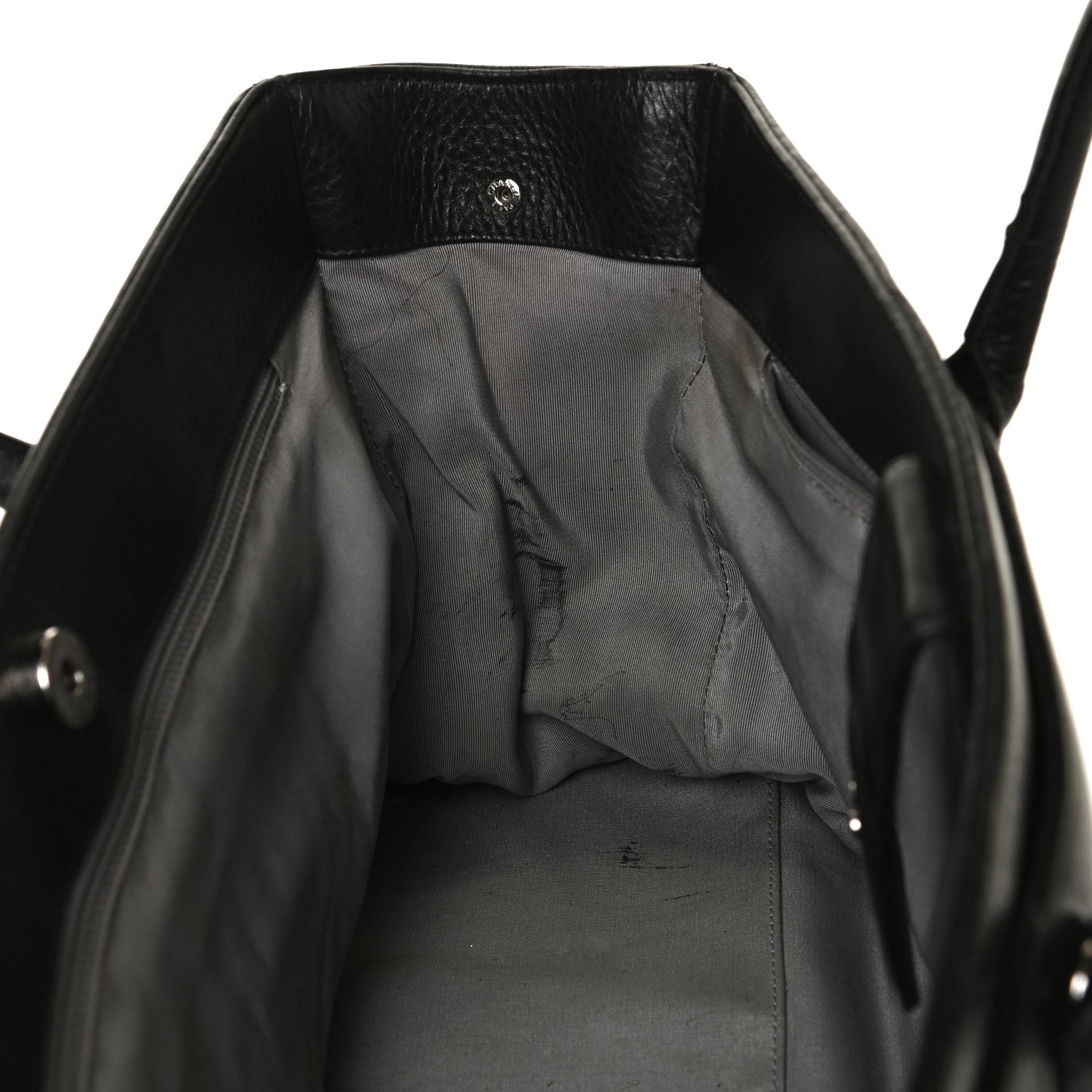 Chanel Deerskin Cerf Executive Shopper Tote Black 17 of 18