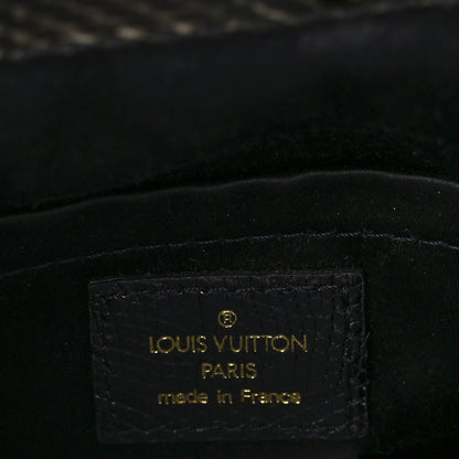 Louis Vuitton Monogram Denim Chinchilla Lizard Trapeze PM 6 of 8