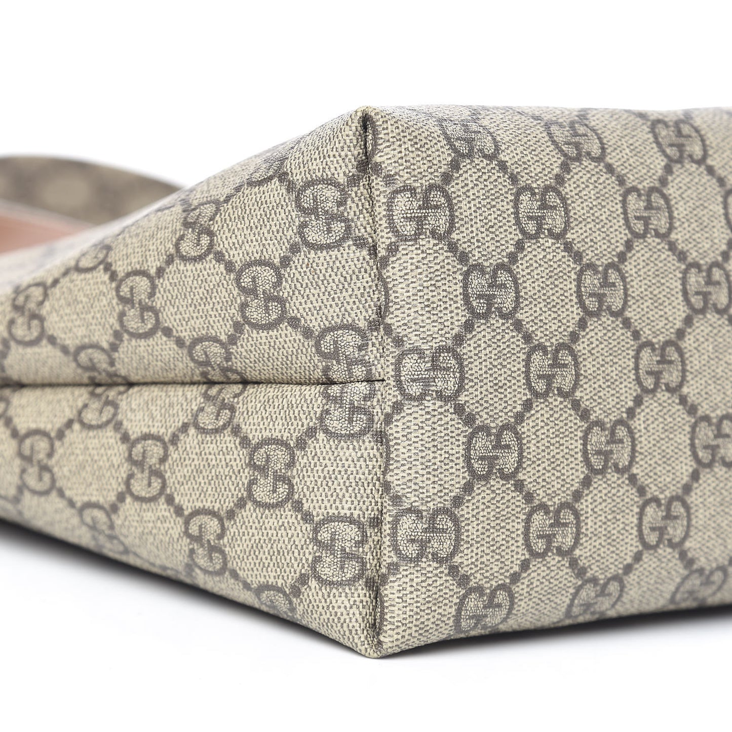 GG Plus Monogram Medium Signature Web Loop Tote Brown