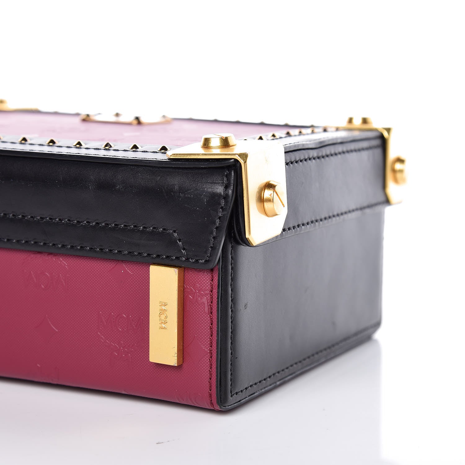 MCM Odeon Calfskin Small Berlin Crossbody Purple 11 of 14