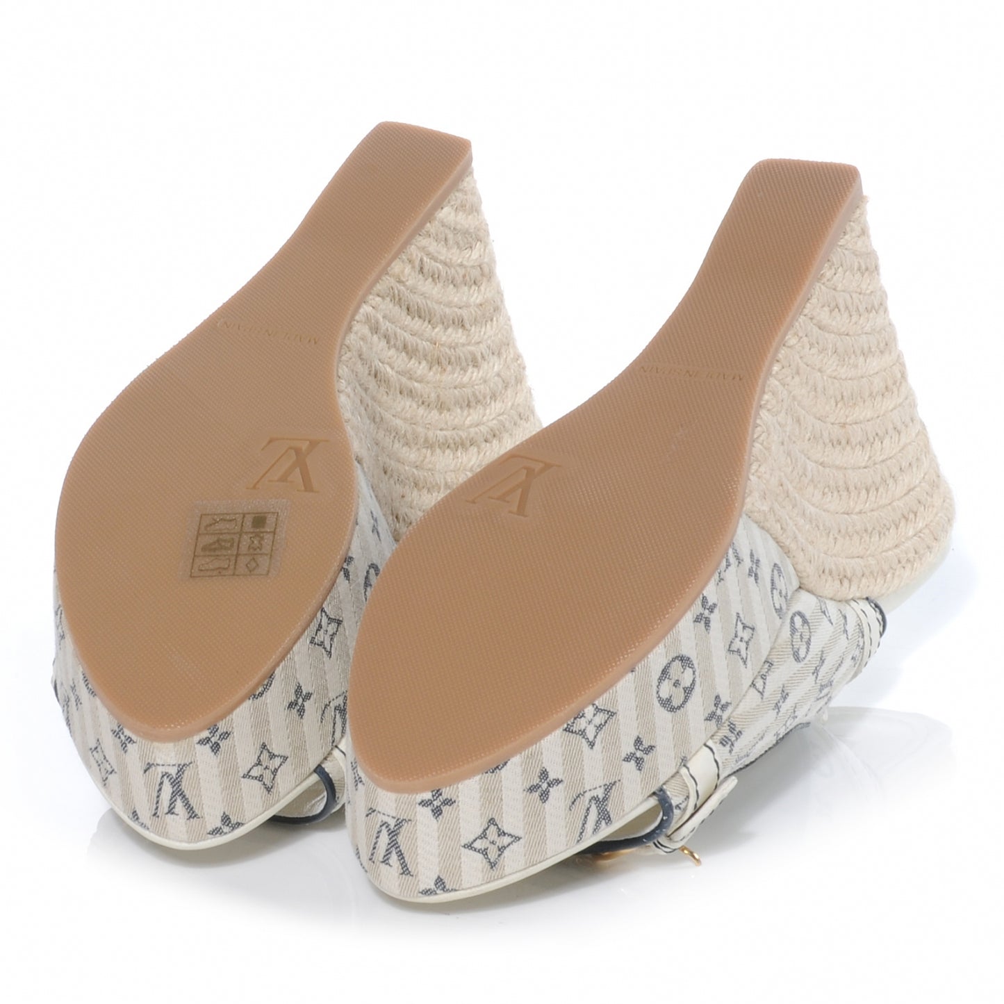 Mini Lin Croisette Anemone Wedges Sandals 36.5 Blue
