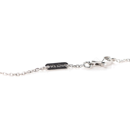 Van Cleef & Arpels 18K White Gold Diamond Sweet Alhambra Bracelet 5 of 7