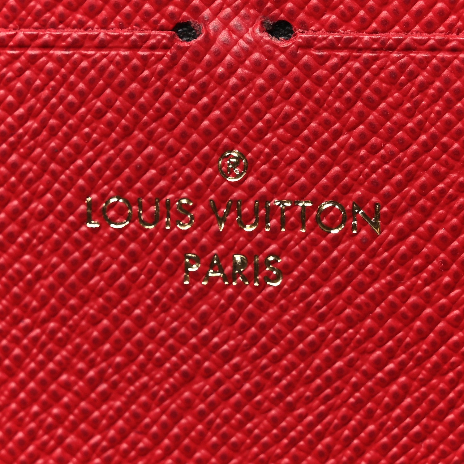 Louis Vuitton Damier Ebene Clemence Wallet Cherry 6 of 8