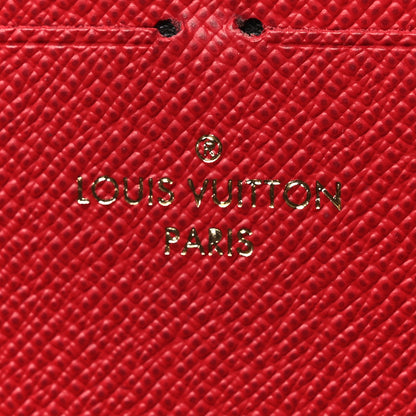 Louis Vuitton Damier Ebene Clemence Wallet Cherry 6 of 8