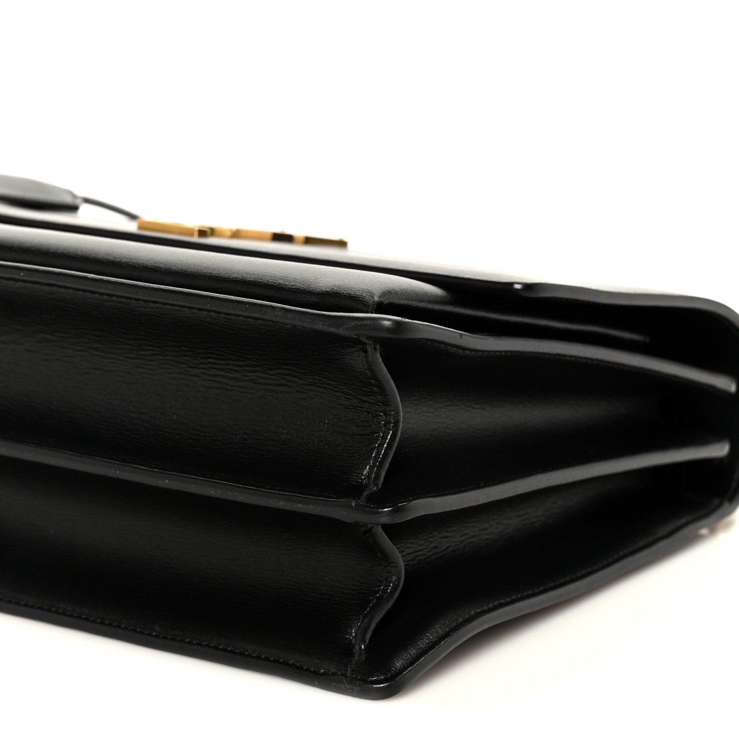 Saint Laurent Calfskin Large Monogram Sunset Black 12 of 13