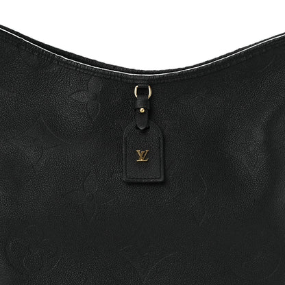 Louis Vuitton Empreinte Monogram Giant Carryall MM Black 8 of 10