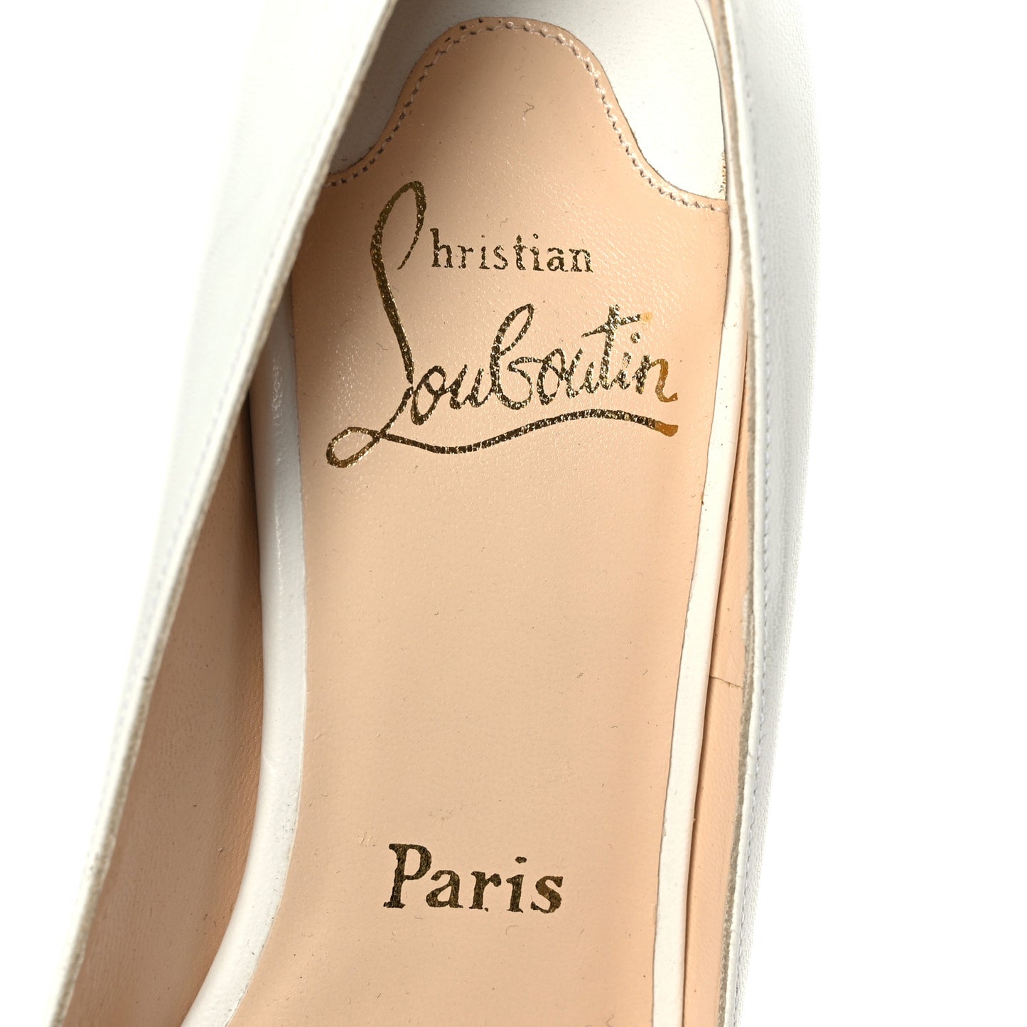 Calfskin Marpoil Platform Pumps 37.5 White