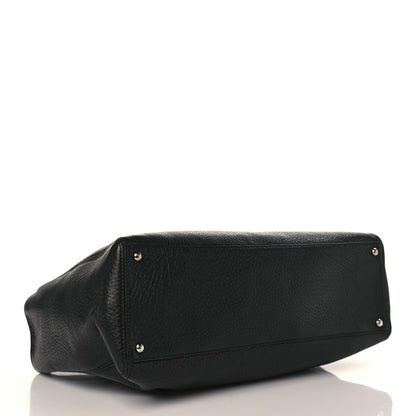 Chanel Calfskin Cerf Executive Shopper Tote Black 3 of 8